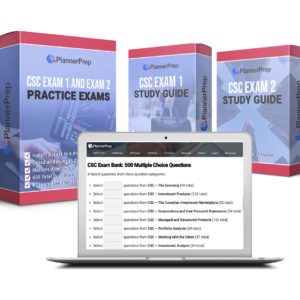 PlannerPrep's CSC Practice Exams, Exam Bank and Study Guides