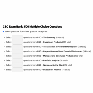 PlannerPrep's CSC Exam Bank: 500 Multiple-Choice Questions